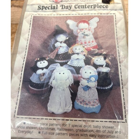 Special Day Centerpiece Pattern For 7 Occasions - Baby Shower Halloween Christma - Picture 2 of 2